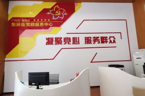 球友会（中国）集团党支部书记陈文舒到东环街党群企综合服务中心参访交流
